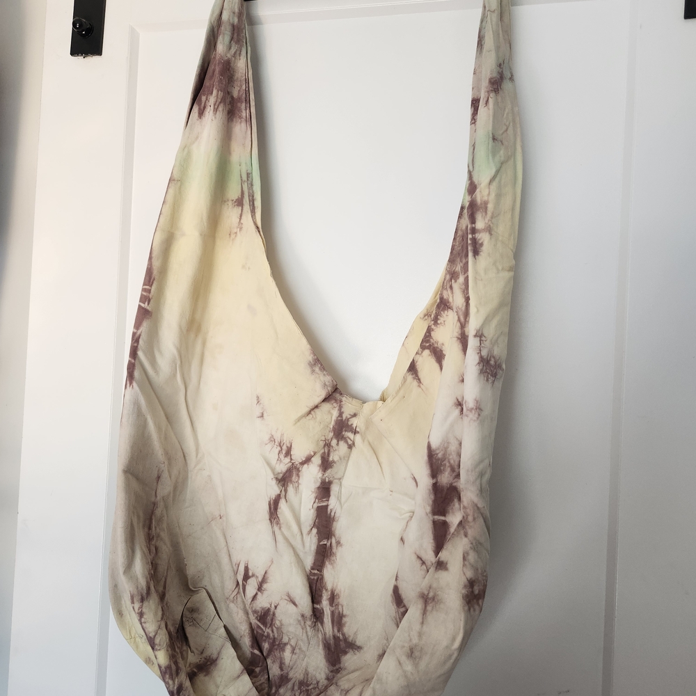 Oversized Boho Tie-Dye Sling Shoulder Bag | Perfect Beach Tote ♡